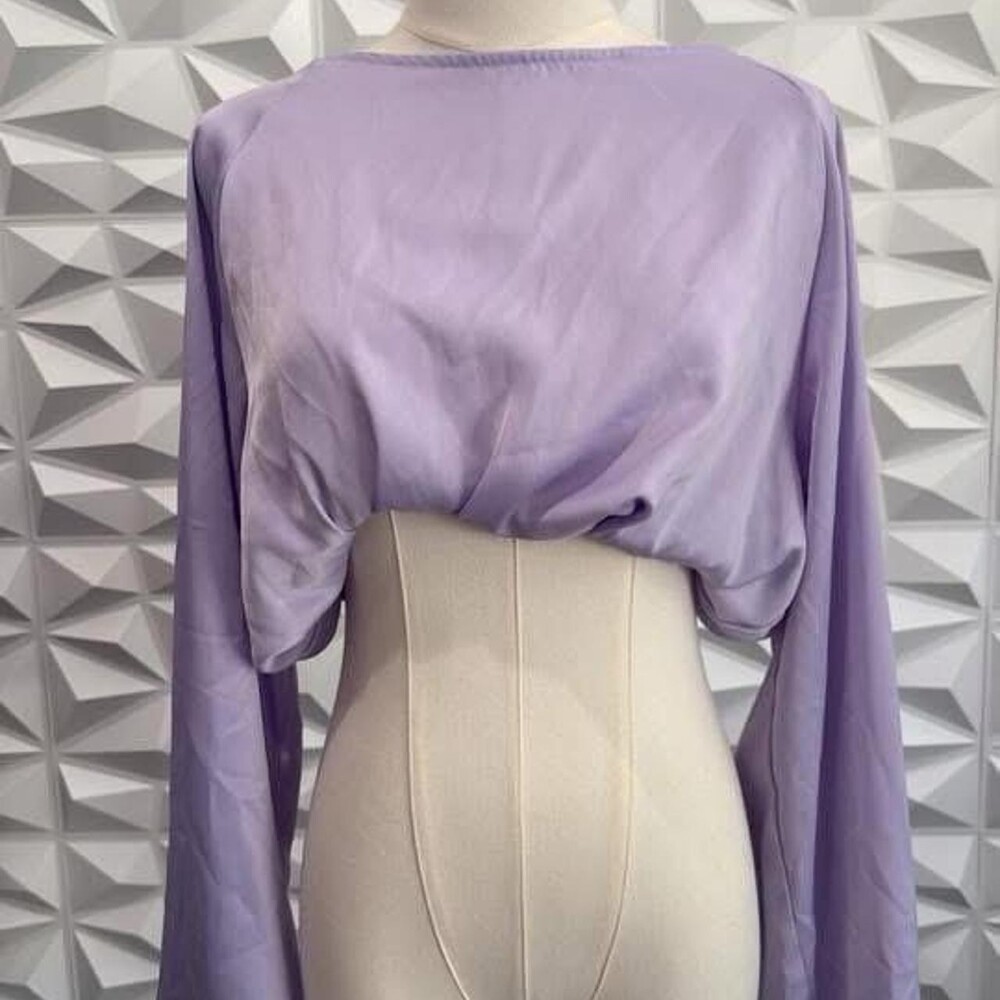 Women's Purple Crop-top